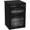 Hotpoint HDE6VDB1 60cm Electric Double Cooker with Multiflow - Black