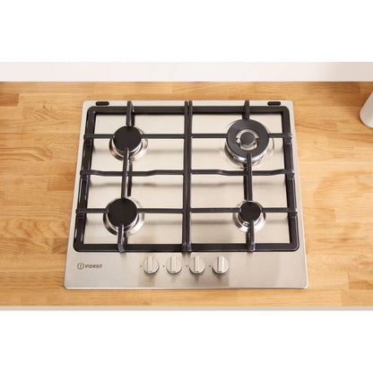 Indesit THP641WIXI 60cm Gas Hob With Wok Burner