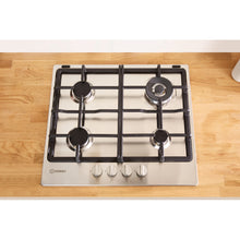 Load image into Gallery viewer, Indesit THP641WIXI 60cm Gas Hob With Wok Burner
