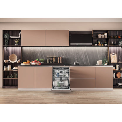 Hotpoint H7FHS41X 15 Place dishwasher: full size, inox
