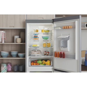 Indesit Total No Frost IBTNF 60182 S AQUA UK Fridge Freezer - Silver