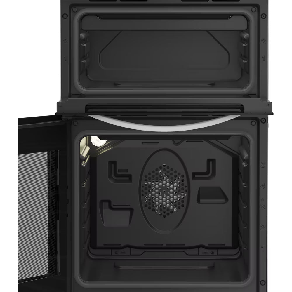 Indesit ITE5EMW 50cm Electric Twin Cooker - White