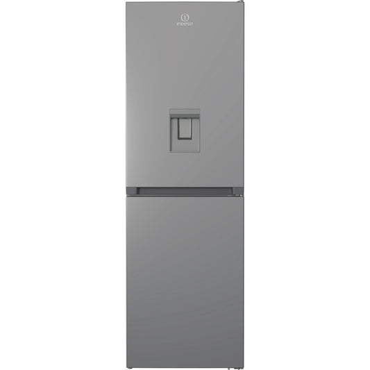 Indesit Total No Frost IBTNF 60182 S AQUA UK Fridge Freezer - Silver