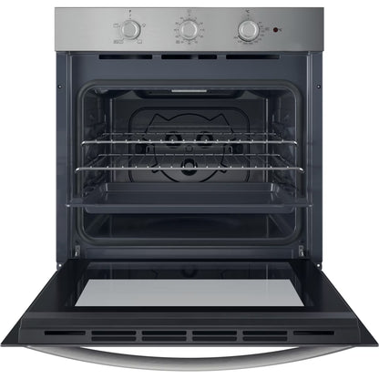 IO232HXUK - Single Static Oven - Eco Cleaning - 71L With 3 Dial With Timer And A Energy In Stainless Steel