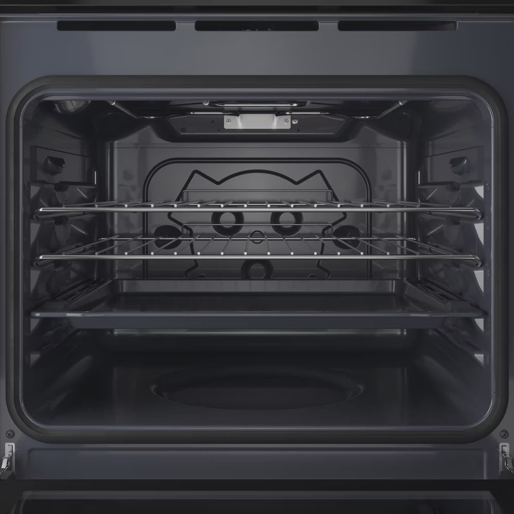 IO232HBUK - Single Static Oven - Eco Cleaning - Static Oven - 71L With 3 Dial With Timer And A Energy In Black
