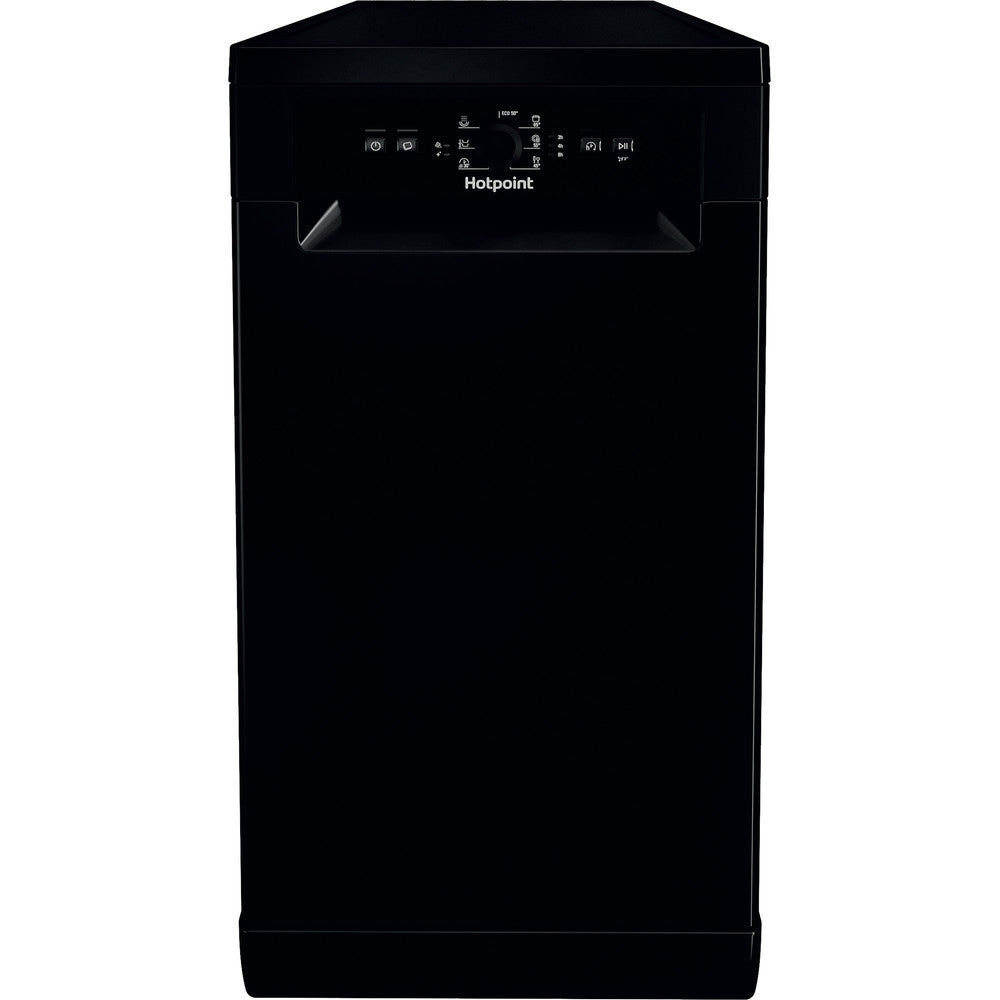 Hotpoint Slimline HF9E 1B19 B UK Freestanding Dishwasher - Black
