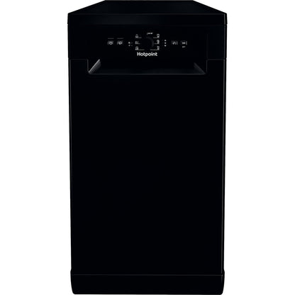 Hotpoint Slimline HF9E 1B19 B UK Freestanding Dishwasher - Black
