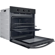 Load image into Gallery viewer, IO232HBUK - Single Static Oven - Eco Cleaning - Static Oven - 71L With 3 Dial With Timer And A Energy In Black
