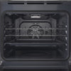 IO233XUK - Single Fan Oven - Enamel Coating - Grill Plus Fan - 66L With 3 Dial With Timer And A Energy In Stainless Steel