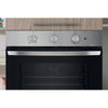 IO233XUK - Single Fan Oven - Enamel Coating - Grill Plus Fan - 66L With 3 Dial With Timer And A Energy In Stainless Steel