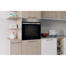 Load image into Gallery viewer, IO233XUK - Single Fan Oven - Enamel Coating - Grill Plus Fan - 66L With 3 Dial With Timer And A Energy In Stainless Steel
