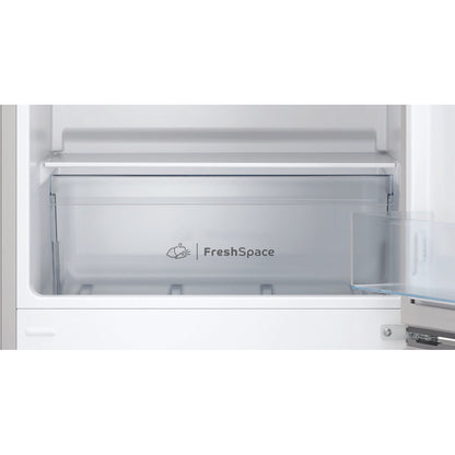 Indesit IB55532SUK 55cm Low Frost Freestanding fridge freezer - Silver