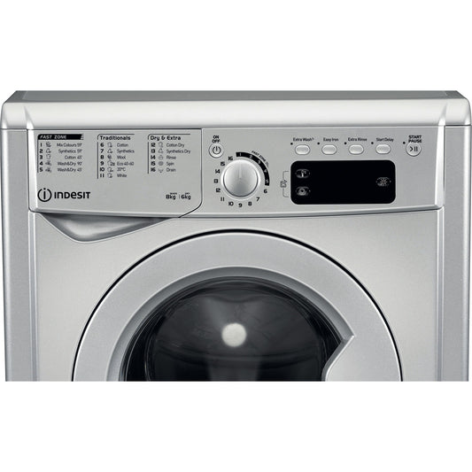 Indesit EWDE861483S UK 8kg Washer Dryer - silver