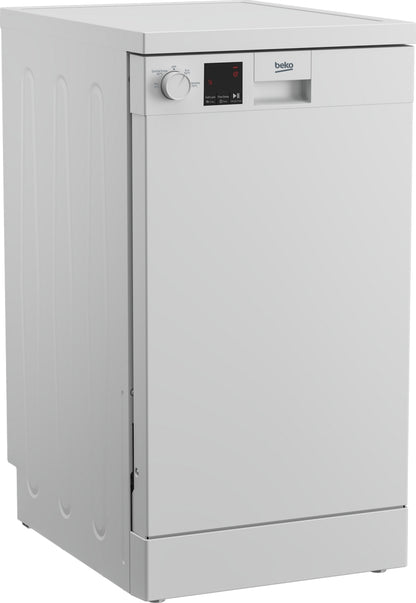 Beko DVS04X20W Slimline Dishwasher - White - 10 Place Settings
