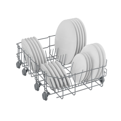 Beko DVS04X20W Slimline Dishwasher - White - 10 Place Settings