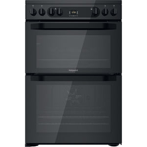 Hotpoint HDM67V92HCB/UK 60cm Electric Double cooker - Black