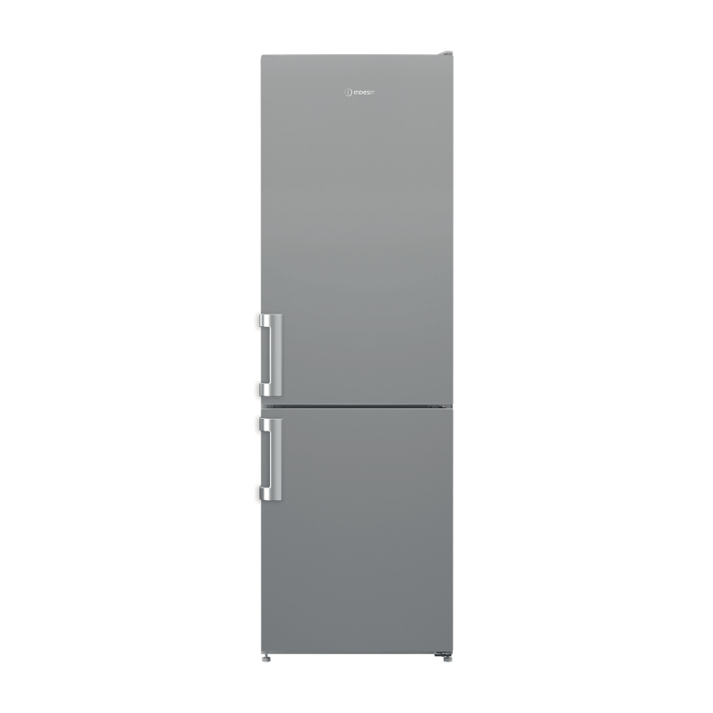 INDESIT - IKNS1261S4UK - Low Frost 60/40 Fridge Freezer - Silver - 54CM - 262L
