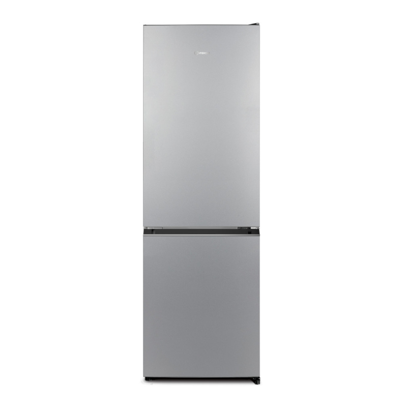 INDESIT - INK25322S4UK - Total No Frost 70/30 Fridge Freezer - Silver - 59.5CM - 322L