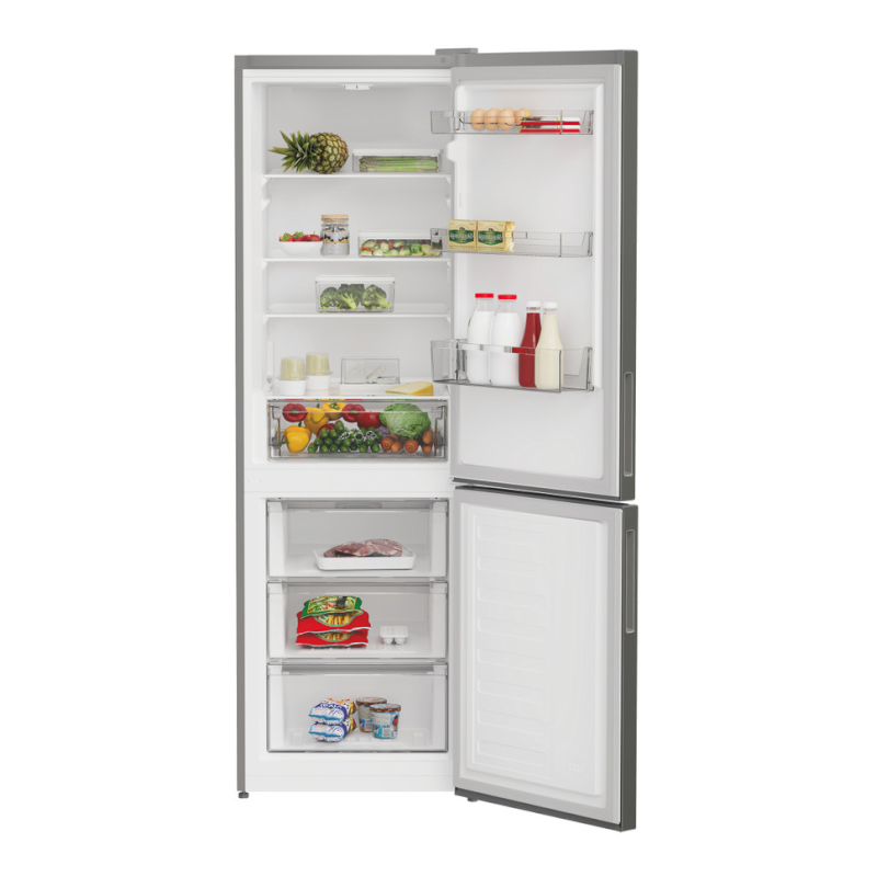 INDESIT - INKS1361S4UK - Low Frost 60/40 Fridge Freezer - Silver - 59.5CM - 343L