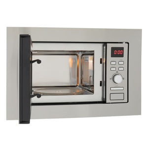 Montpellier MWBI17-300 17L 700W Built-In Slim Depth Solo Microwave (300Mm)