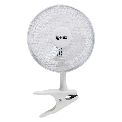 Igenix DF0006 6" Inch Clip Fan White
