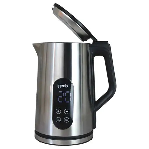 Igenix   IGK01550SS 1.5L Digital Jug Kettle Stainless Steel
