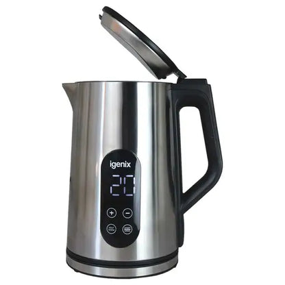 Igenix   IGK01550SS 1.5L Digital Jug Kettle Stainless Steel