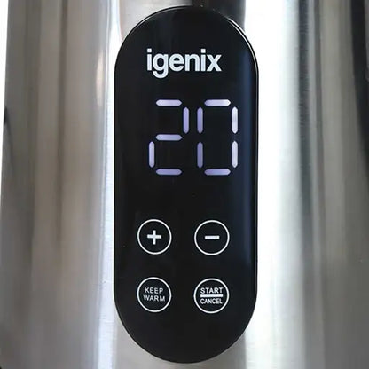 Igenix   IGK01550SS 1.5L Digital Jug Kettle Stainless Steel