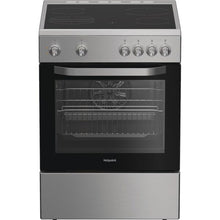Load image into Gallery viewer, Hotpoint H6V5KMXUK Freestanding 60cm Electric Cooker
