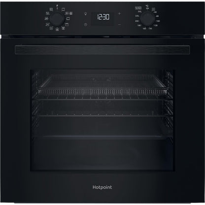 Hotpoint - HO458CFBUK Class 2 Single Fan Oven - Catalytic Liners - Multifunction 8 - 71L - In Black