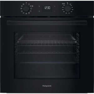 Hotpoint - HO458CFBUK Class 2 Single Fan Oven - Catalytic Liners - Multifunction 8 - 71L - In Black