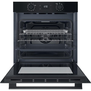 Hotpoint - HO458CFBUK Class 2 Single Fan Oven - Catalytic Liners - Multifunction 8 - 71L - In Black