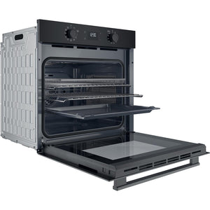 Hotpoint - HO458CFBUK Class 2 Single Fan Oven - Catalytic Liners - Multifunction 8 - 71L - In Black