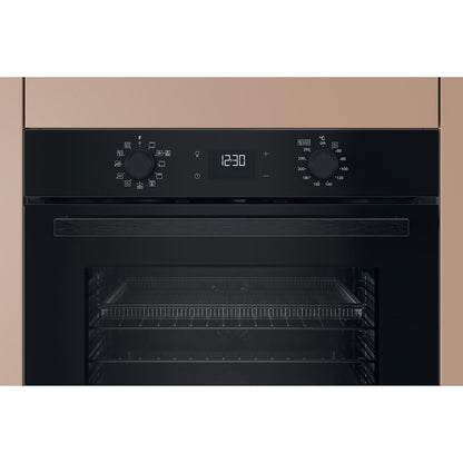 Hotpoint - HO458CFBUK Class 2 Single Fan Oven - Catalytic Liners - Multifunction 8 - 71L - In Black