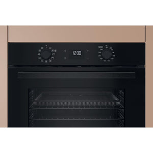 Hotpoint - HO458CFBUK Class 2 Single Fan Oven - Catalytic Liners - Multifunction 8 - 71L - In Black