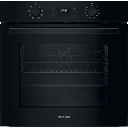 Hotpoint - HO455CBUK  - Class 2 Single Fan Oven - 71L in Black