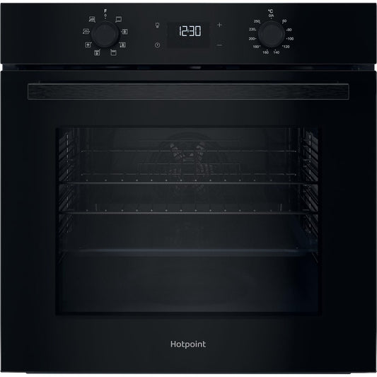 Hotpoint - HO455CBUK  - Class 2 Single Fan Oven - 71L in Black