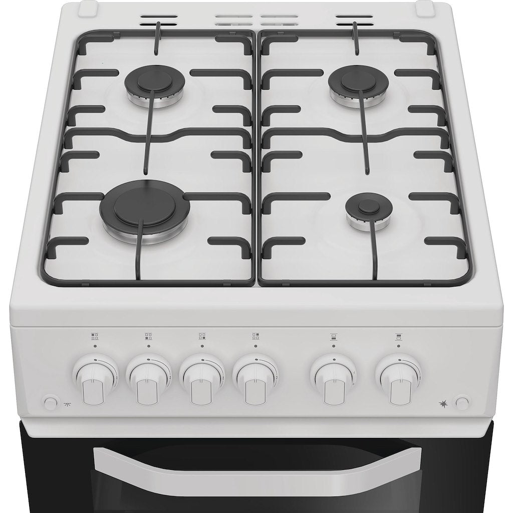 Hotpoint HTG5GCW Freestanding 50cm Gas Cooker – White