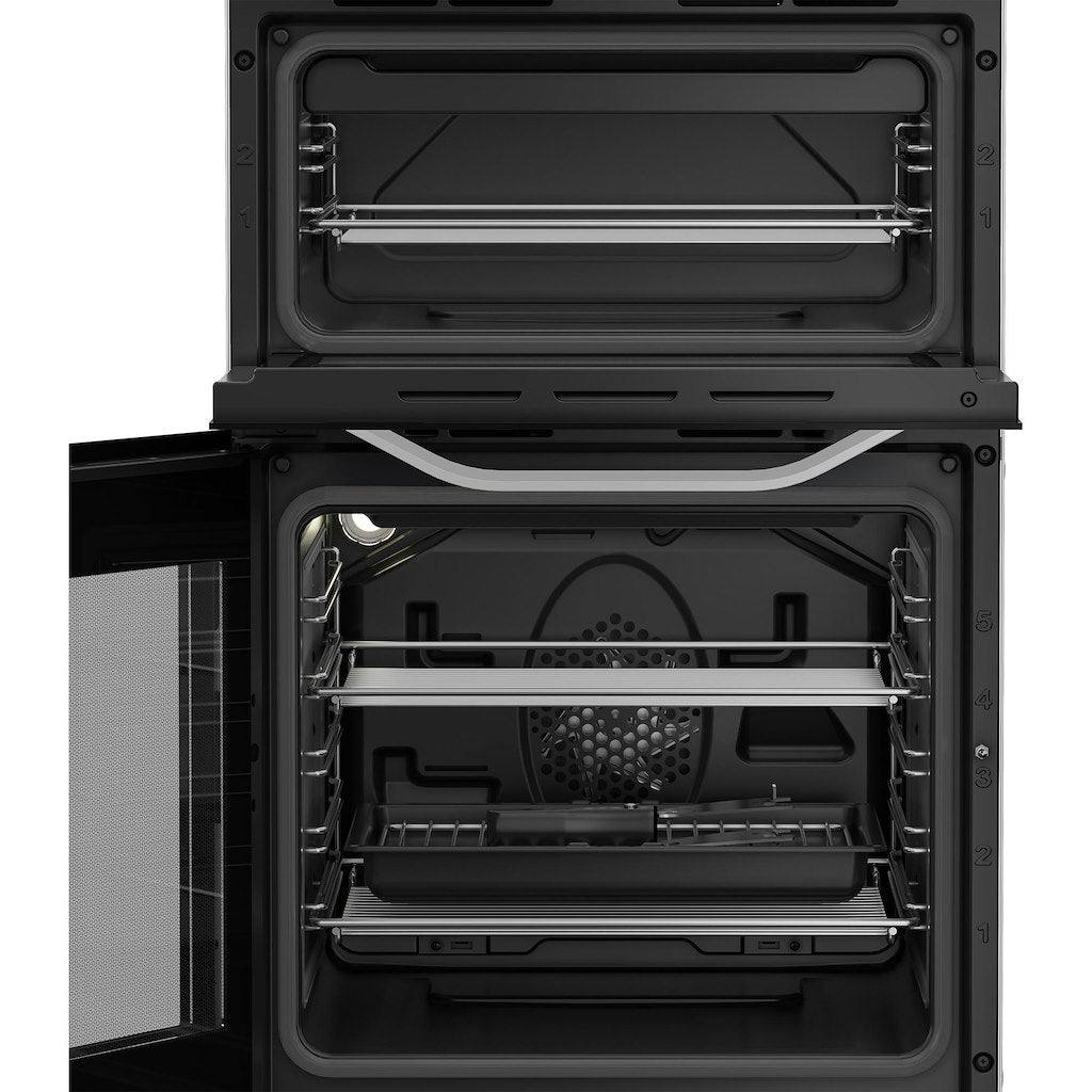 Hotpoint HTE5VCW 50cm Electric Cooker with Ceramic Hob – White