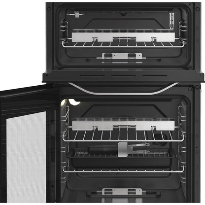 Hotpoint HDG5GCX Freestanding 50cm Gas Double Cooker – Inox
