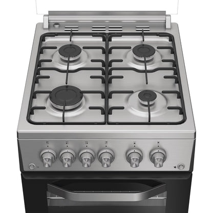 Hotpoint HDG5GCX Freestanding 50cm Gas Double Cooker – Inox