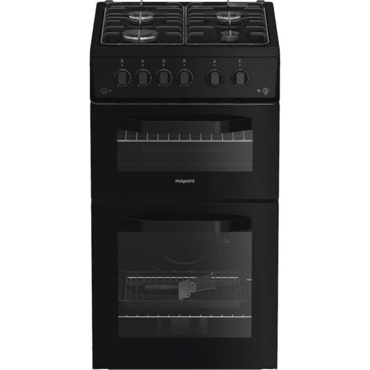 Hotpoint HTG5GCB Freestanding 50cm Gas Cooker – Black