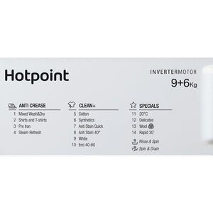 Hotpoint BIWDHG961485 Built-In 9Kg Load Washer Dryer