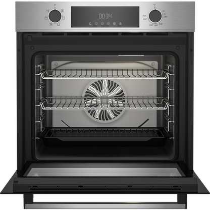 Beko CIMY91X Built In Programmable Multifunction Electric Single Oven - Stainless Steel