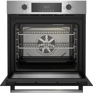 Beko CIMY91X Built In Programmable Multifunction Electric Single Oven - Stainless Steel