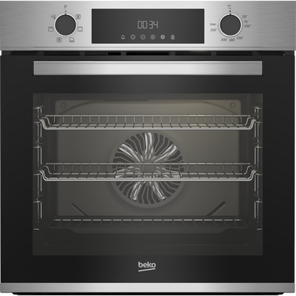 Beko CIMY91X Built In Programmable Multifunction Electric Single Oven - Stainless Steel