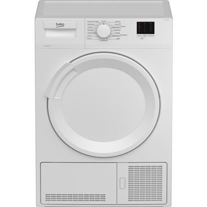 Beko DTLCE80041W 8kg Condenser Tumble Dryer - White - B Energy Rated