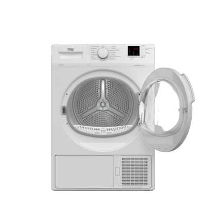Beko DTLP81141W 8kg Heat Pump Tumble Dryer - White - A+ Energy Rated