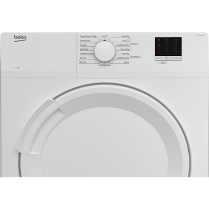 Beko DTLV70041W 7kg Vented Tumble Dryer - White - C Energy Rated