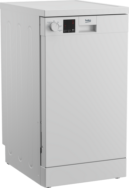 Beko DVS05C20W Slimline Dishwasher - White - 10 Place Settings